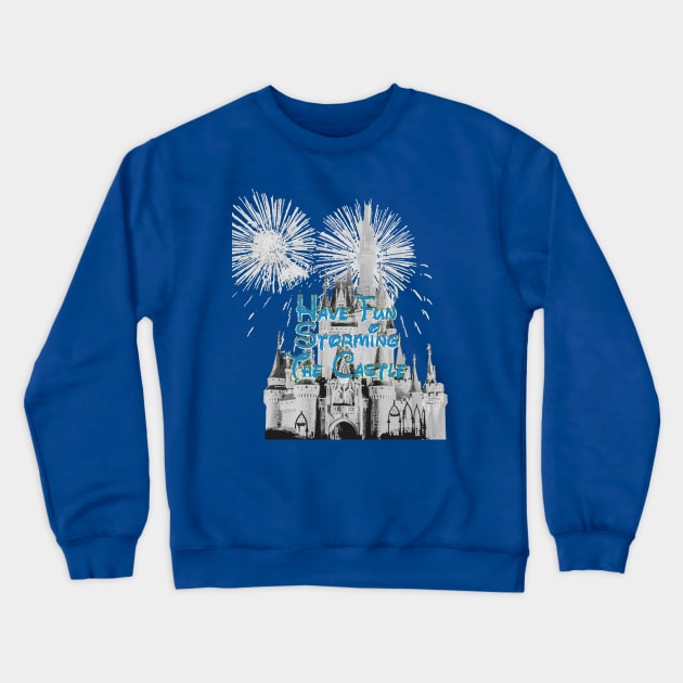 Storming the Castle Crewneck Sweatshirt by custardface